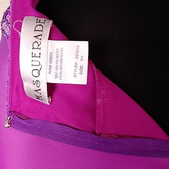 NEW MASQUERADE FORMAL DRESS SIZE 3,4 - Picture 8 of 16